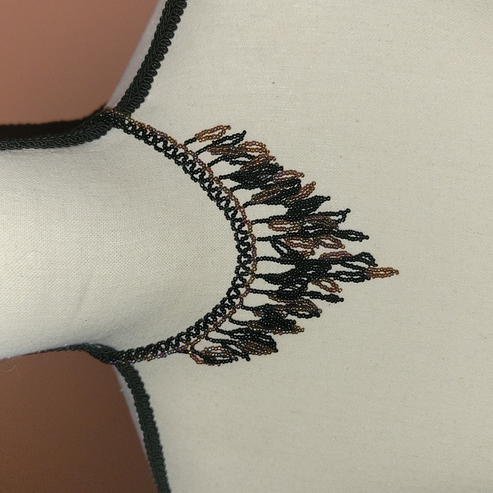 Handmade gerdan leafy necklace